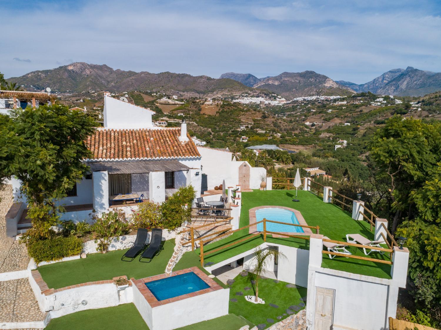 Cortijo Horizonte Villa Frigiliana Bagian luar foto