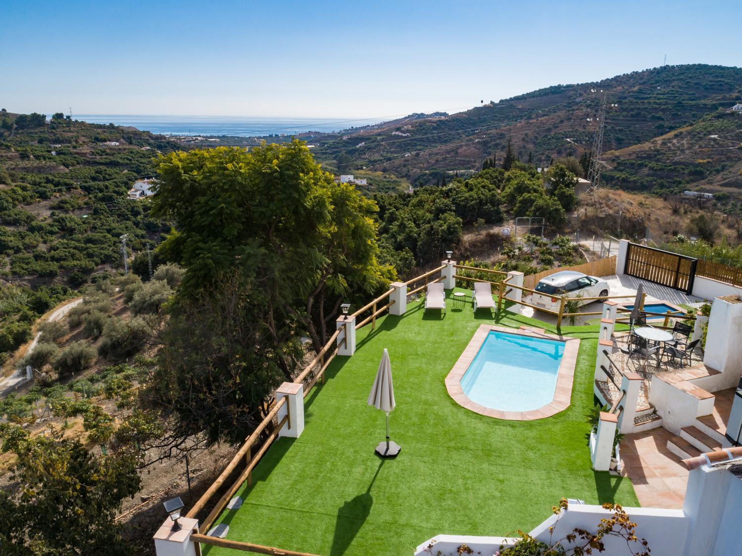 Cortijo Horizonte Villa Frigiliana Bagian luar foto